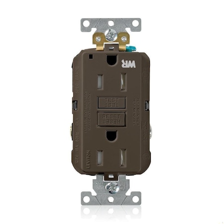 SmartlockPro GFCI 15A WR/TR/PI Brown MPN:G5262-WT