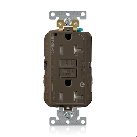 SmartlockPro GFCI MC 20A TR/PI Brn MPN:G5362-2T0