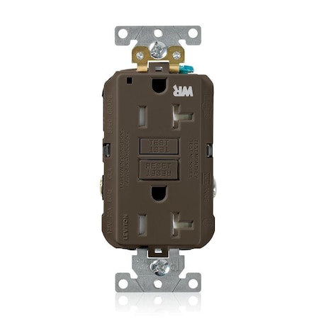 SmartlockPro GFCI 20A WR/TR/PI Brown MPN:G5362-WT