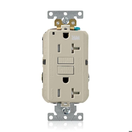 SmartlockPro GFCI 20A WR/TR/PI Ivory MPN:G5362-WTI