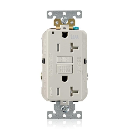 SmartlockPro GFCI 20A WR/TR/PI Lt Al MPN:G5362-WTT