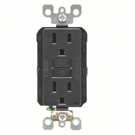 GFIRcptcl, 15A, 125VAC, Blk, Polycarbonate MPN:GFNT1-E