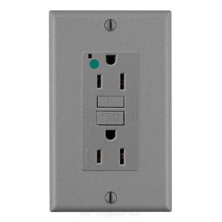 SmartlockPro GFCI 15A HG/PI Gray MPN:GFNT1-HFG