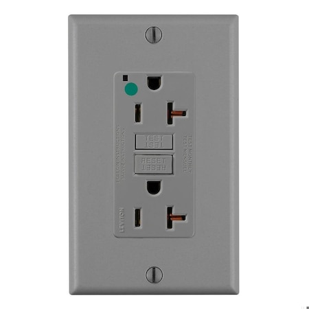 SmartlockPro GFCI 20A HG/PI Gray MPN:GFNT2-HFG