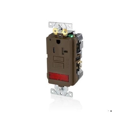 SmartlockPro GFCI 20A TR Pilot Brown MPN:GFPL2-PL