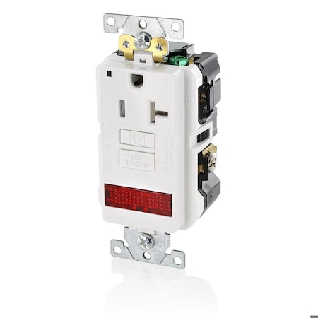 SmartlockPro GFCI 20A TR Pilot White MPN:GFPL2-PLW