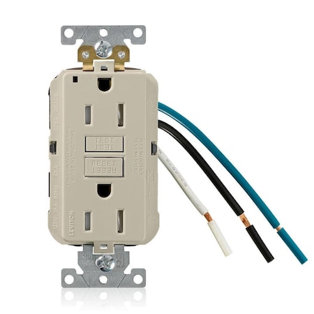 SmartlockPro GFCI 15A Leaded TR Ivory MPN:GFTR1-3LI