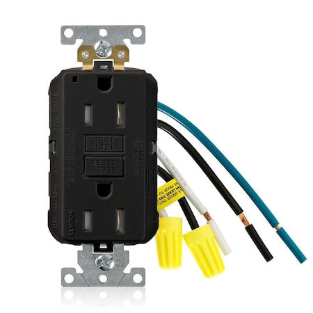 SmartlockPro GFCI 15A TR/PI Black MPN:GFTR1-5LE