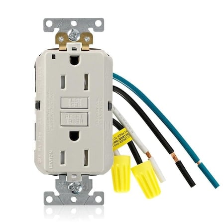 SmartlockPro GFCI 15A TR/PI Lt Al MPN:GFTR1-5LT