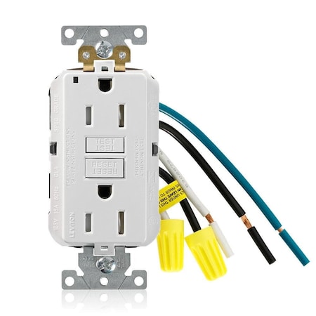 SmartlockPro GFCI 15A TR/PI White MPN:GFTR1-5LW