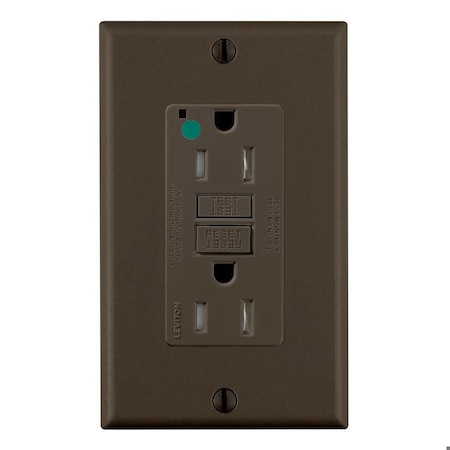 SmartlockPro GFCI 15A HG/TR/PI Brown MPN:GFTR1-HF