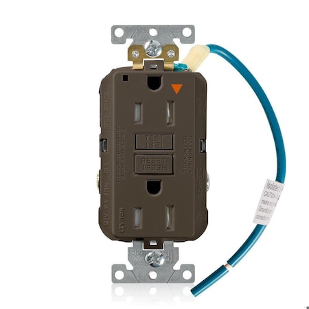 SmartlockPro GFCI 15A IG TR/PI Brown MPN:GFTR1-IG