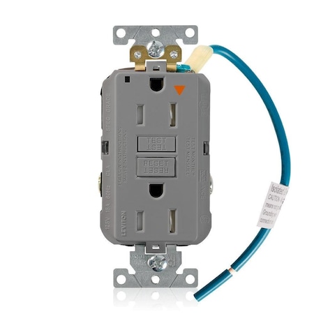 SmartlockPro GFCI 15A IG TR/PI Gray MPN:GFTR1-IGG