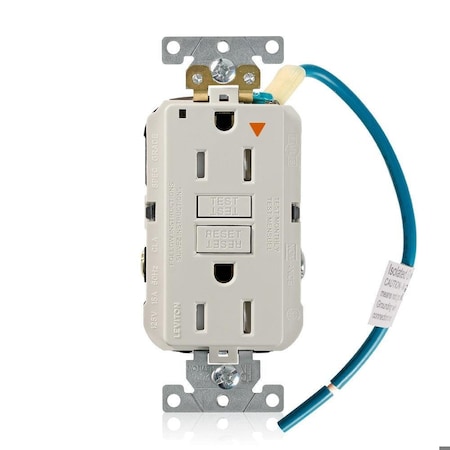 SmartlockPro GFCI 15A IG TR/PI Lt Al MPN:GFTR1-IGT