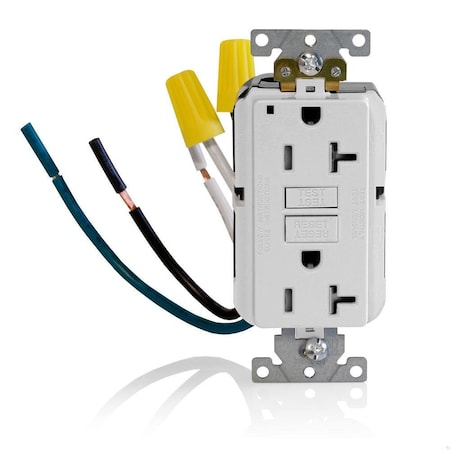 SmartlockPro GFCI 20A TR/PI White MPN:GFTR2-5LW