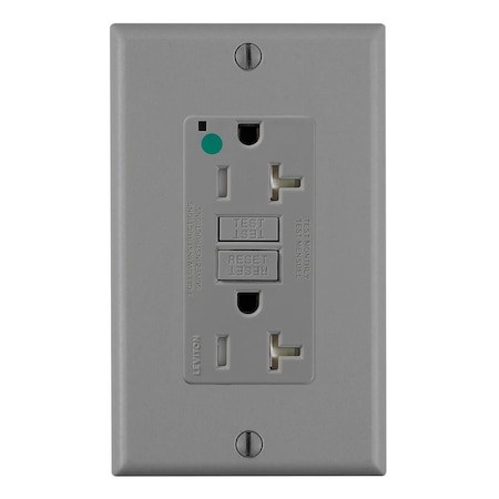 SmartlockPro GFCI 20A HG/TR/PI Gray MPN:GFTR2-HFG