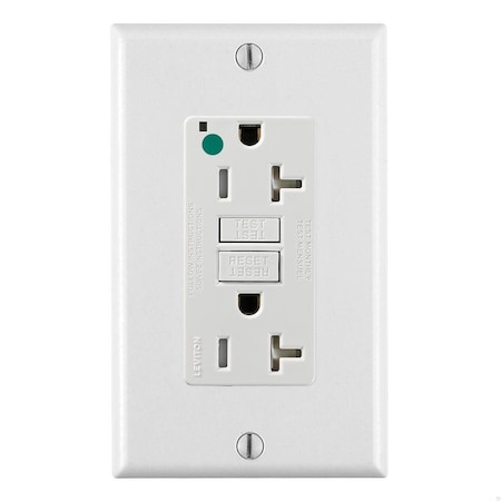 SmartlockPro GFCI 20A HG/TR/PI White MPN:GFTR2-HFW