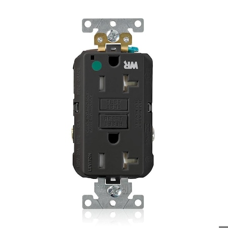 SmartlockPro GFCI 20A WR/TR/HG/PI Black MPN:GFWT2-HGE