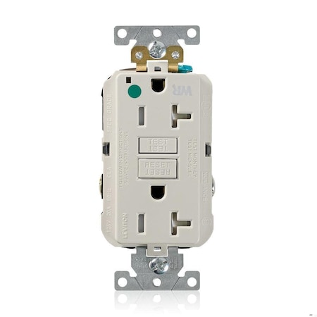 SmartlockPro GFCI 20A WR/TR/HG/PI Lt Al MPN:GFWT2-HGT