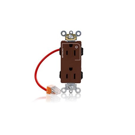 Straight Blade Receptacle, 5-15R, 15 A, 125V AC, Flush Mount, Self-Grounded MPN:M1626-1C