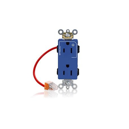Straight Blade Receptacle, 5-15R, 15 A, 125V AC, Flush Mount, Self-Grounded MPN:M1626-1CB