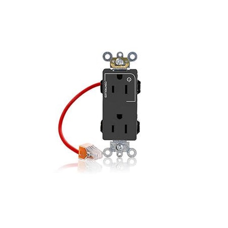 Straight Blade Receptacle, 5-15R, 15 A, 125V AC, Flush Mount, Self-Grounded MPN:M1626-1CE