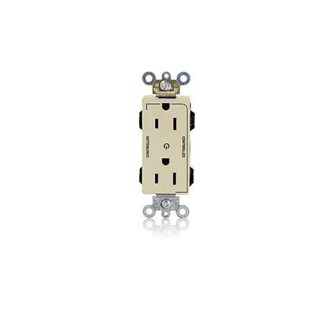 Straight Blade Receptacle, 5-15R, 15 A, 125V AC, Flush Mount, Self-Grounded MPN:M1626-2SI