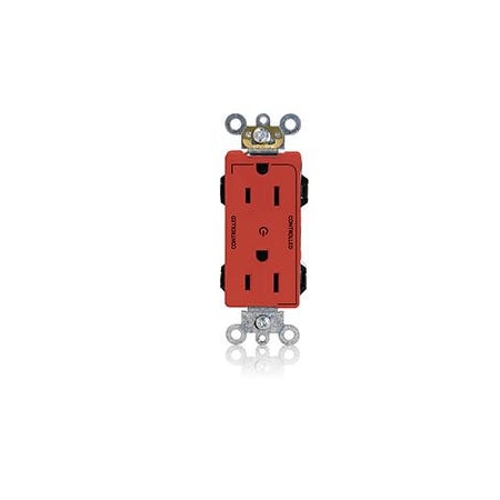 Straight Blade Receptacle, 5-15R, 15 A, 125V AC, Flush Mount, Self-Grounded MPN:M1626-2SR