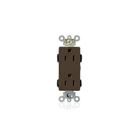 Straight Blade Receptacle, 5-15R, 15 A, 125V AC, Flush Mount, Self-Grounded MPN:M1626
