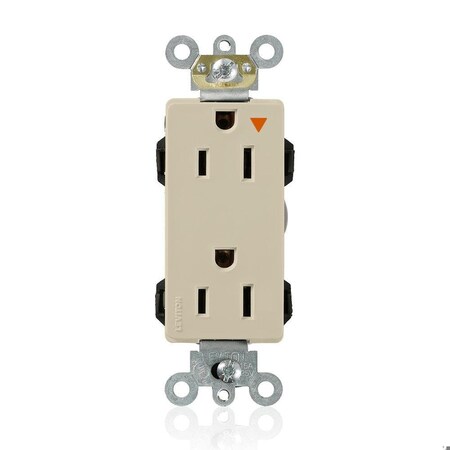 Straight Blade Receptacle, 5-15R, 15 A, 125V AC, Flush Mount, Isolated Ground MPN:M1626-IGI