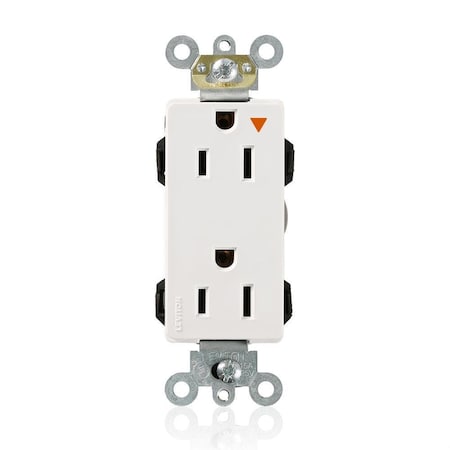 Straight Blade Receptacle, 5-15R, 15 A, 125V AC, Flush Mount, Isolated Ground MPN:M1626-IGW