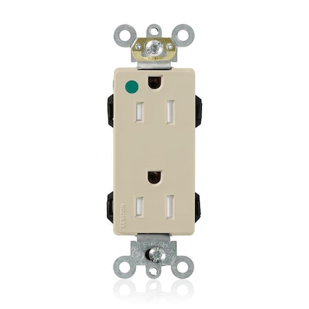 Straight Blade Receptacle, 5-15R, 15 A, 125V AC, Flush Mount, Self-Grounded MPN:M1626-ILI