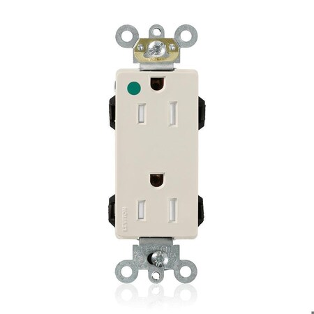 Straight Blade Receptacle, 5-15R, 15 A, 125V AC, Flush Mount, Self-Grounded MPN:M1626-ILT