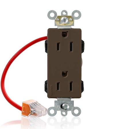 Straight Blade Receptacle, 5-15R, 15 A, 125V AC, Flush Mount, Self-Grounded MPN:M1626-SC