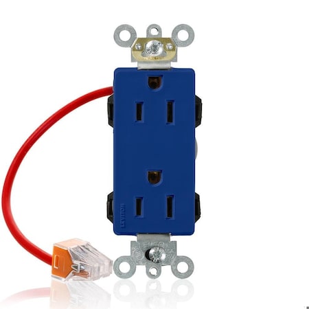 Straight Blade Receptacle, 5-15R, 15 A, 125V AC, Flush Mount, Self-Grounded MPN:M1626-SCB
