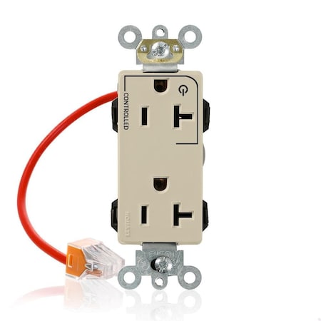 Straight Blade Receptacle, 5-20R, 20 A, 125V AC, Flush Mount, Self-Grounded MPN:M1636-1CI