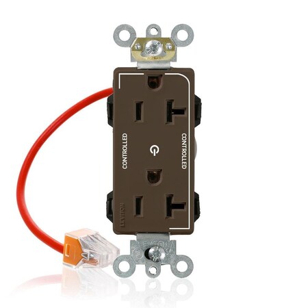 Straight Blade Receptacle, 5-20R, 20 A, 125V AC, Flush Mount, Self-Grounded MPN:M1636-2S