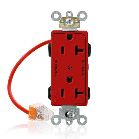 Straight Blade Receptacle, 5-20R, 20 A, 125V AC, Flush Mount, Self-Grounded MPN:M1636-2SR
