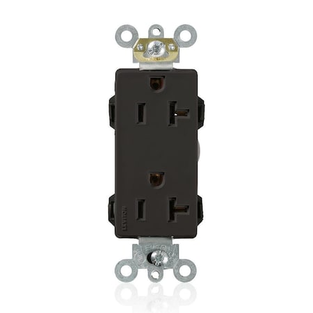 Straight Blade Receptacle, 5-20R, 20 A, 125V AC, Flush Mount, Self-Grounded MPN:M1636-E