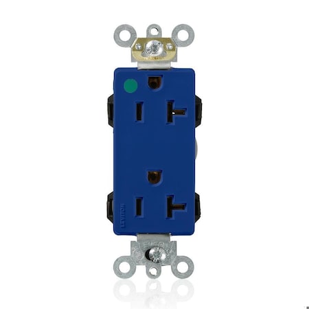 Straight Blade Receptacle, 5-20R, 20 A, 125V AC, Flush Mount, Self-Grounded MPN:M1636-HGB