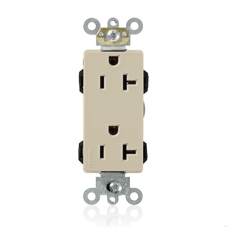 Straight Blade Receptacle, 5-20R, 20 A, 125V AC, Flush Mount, Self-Grounded MPN:M1636-I