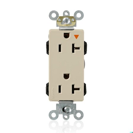 Straight Blade Receptacle, 5-20R, 20 A, 125V AC, Flush Mount, Isolated Ground MPN:M1636-IGI