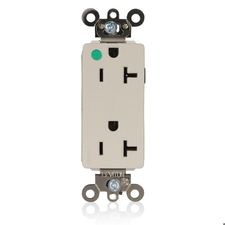 Straight Blade Receptacle, 5-20R, 20 A, 125V AC, Flush Mount, Self-Grounded MPN:M1636-ILT