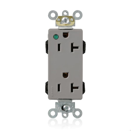 Straight Blade Receptacle, 5-20R, 20 A, 125V AC, Flush Mount, Self-Grounded MPN:M1636-PLG