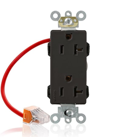 Straight Blade Receptacle, 5-20R, 20 A, 125V AC, Flush Mount, Self-Grounded MPN:M1636-SCE