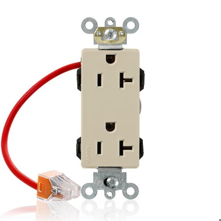 Straight Blade Receptacle, 5-20R, 20 A, 125V AC, Flush Mount, Self-Grounded MPN:M1636-SCI