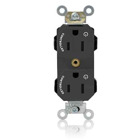 Straight Blade Receptacle, 5-15R, 15 A, 125V AC, Flush Mount, Self-Grounded MPN:M5262-2SE