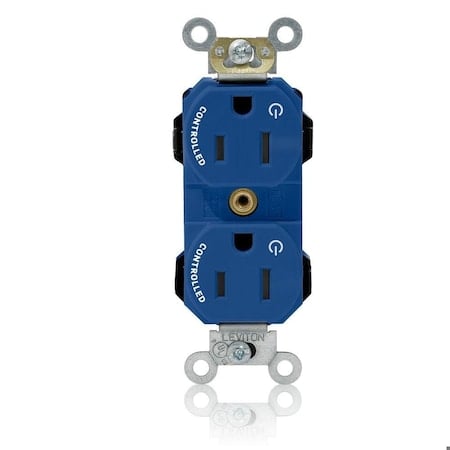 Straight Blade Receptacle, 5-15R, 15 A, 125V AC, Flush Mount, Self-Grounded MPN:M5262-2SU