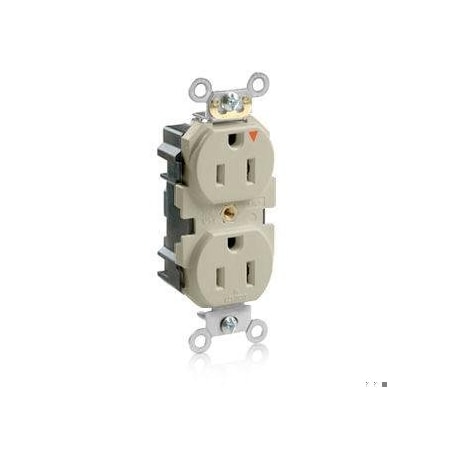 Straight Blade Receptacle, 5-15R, 15 A, 125V AC, Flush Mount, Isolated Ground MPN:M5262-IGI