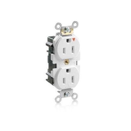 Straight Blade Receptacle, 5-15R, 15 A, 125V AC, Flush Mount, Isolated Ground MPN:M5262-IGW
